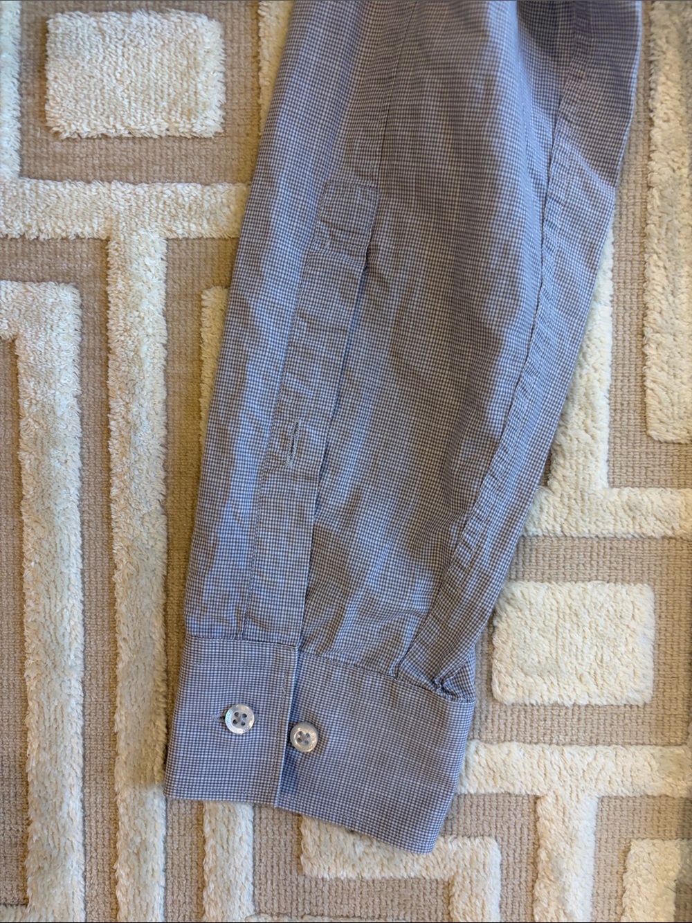HUGO Men's Light Blue/Gray Long-Sleeve Dress Shirt - Picture 4 of 5